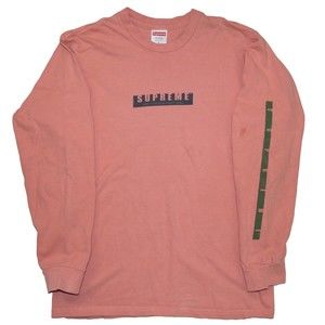 Supreme 1994 Tee Terra Cotta FW18 Longsleeve T Shirt S Used Peach